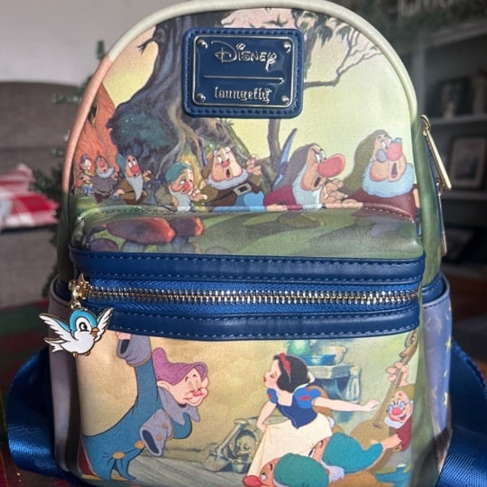 Disney Snow White and Dwarfs Loungefly Blue and Green